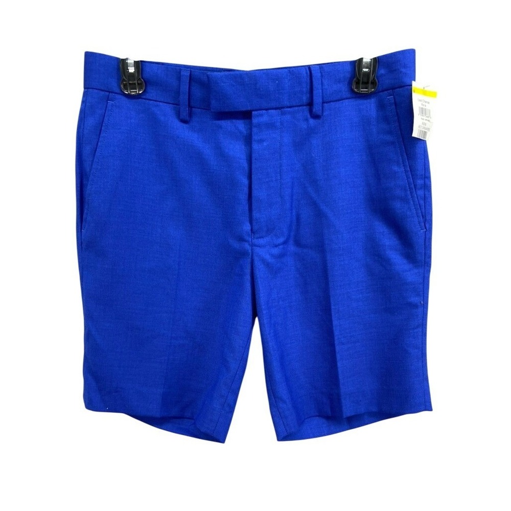 TOPMAN Shorts Mens Sz 30 Royal‎ Blue Dress Tailored Fit Business Casual